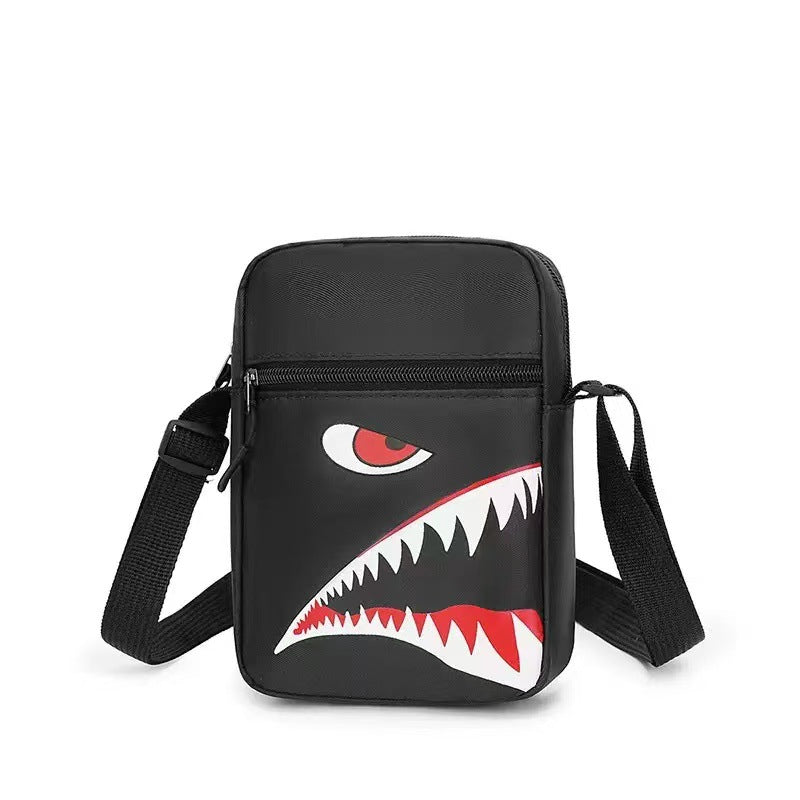 Fashionable Nylon Shoulder Bag with Multiple Pockets for Men and Women, Perfect for Daily Commute and Travel