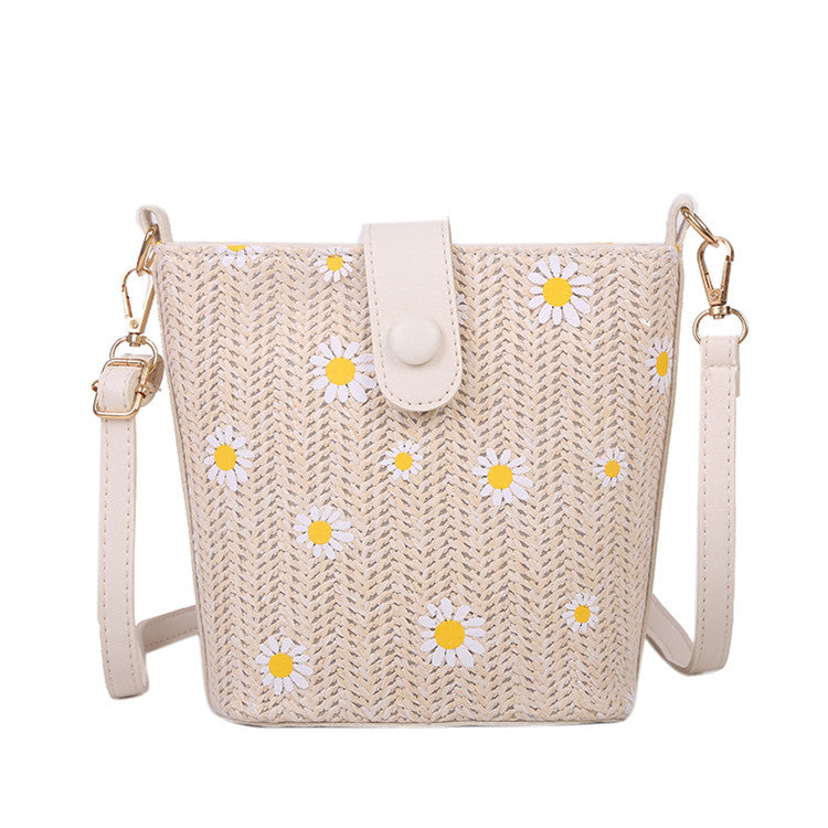French Texture Popular Bag Women's New Crossbody Bag Women's All-Match One-Shoulder Chain Bucket Bag