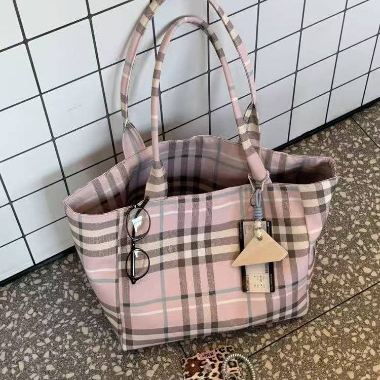 Korean Style Women's Tote New Large Capacity Shoulder Bag Daily Commute Student's Canvas Bag