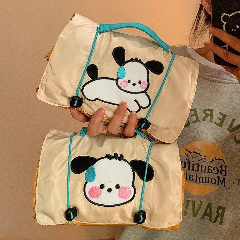Cute Folding Ladies Cosmetic Bag Animal Pattern Large Capacity Travel Skincare Buggy Bag Multi-Layer Partition Portable Toiletry Bag