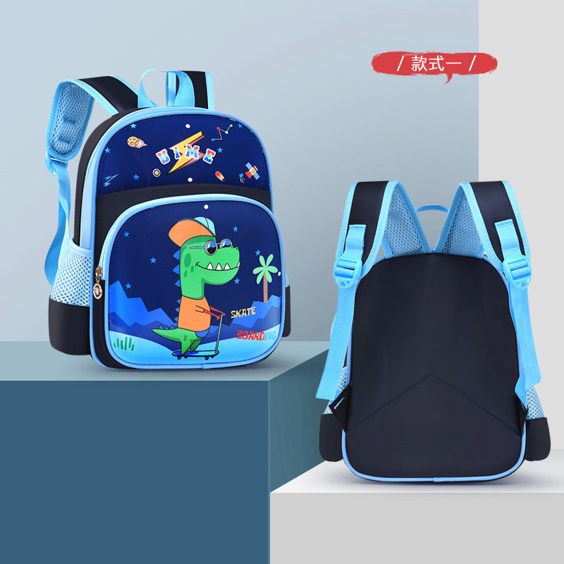 Cute Cartoon Stitch Kids Backpack for Kindergarten and School, Breathable and Waterproof Design with Thick Shoulder Straps