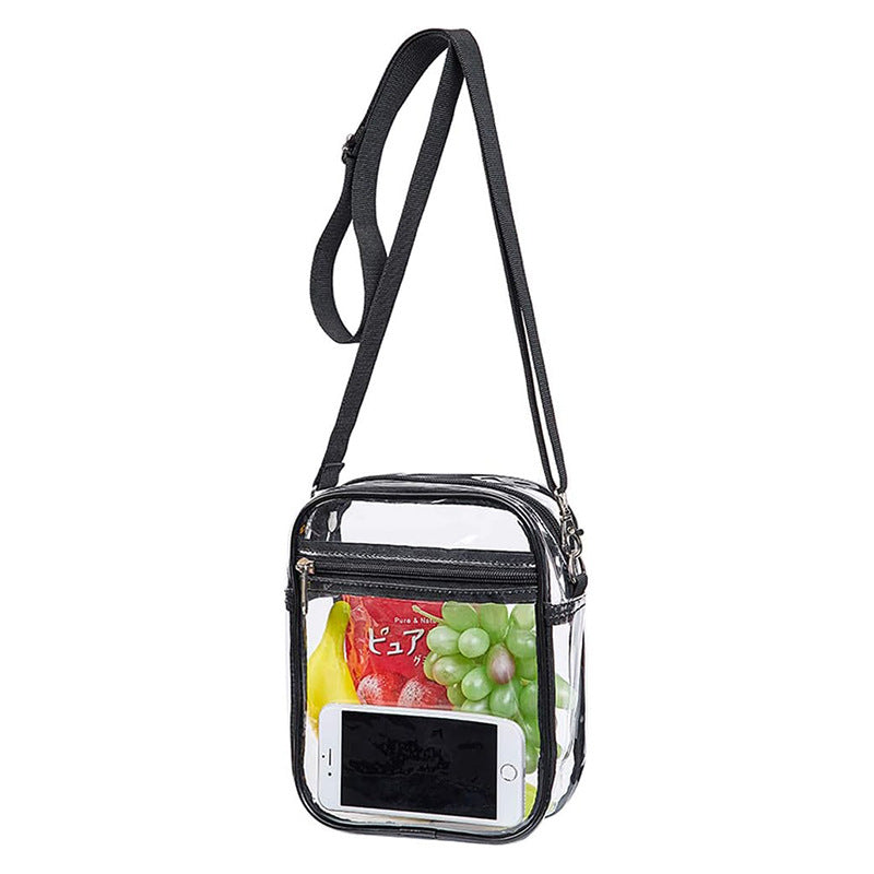 Transparent Waterproof PVC Shoulder Messenger Bag Mobile Phone Storage Outdoor Activities Universal