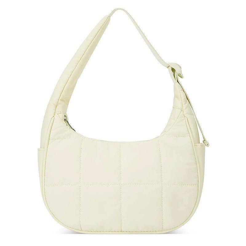 Nylon Shoulder Handbag Women's New Cotton Clothing down Underarm Bag Diamond Crossbody Bag