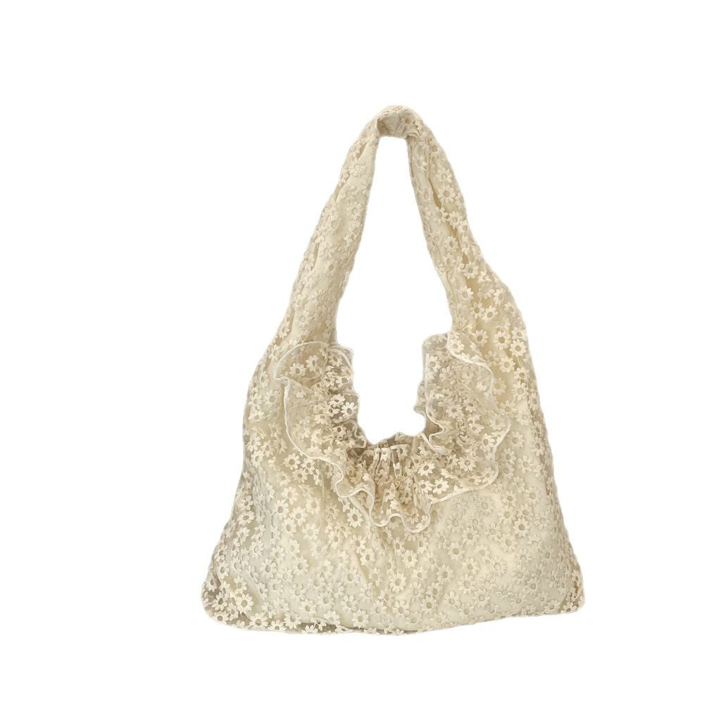 Tote Bag Women's Summer Fairy Lace Daisy Lace Daily Play Fashion All-Match Shoulder Bag