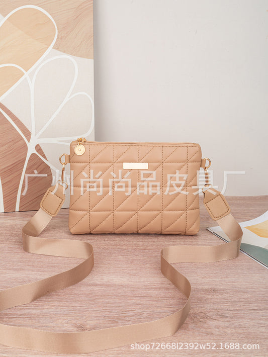 Messenger Bag Women's Urban Simple Refreshing Stylish Coin Clutch Portable Mini Phone Bag