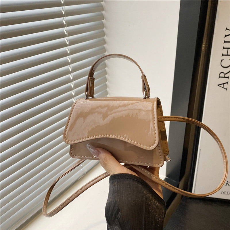 Women's Solid Color Small Square Bag - Elegant Crossbody & Shoulder Purse for Spring
