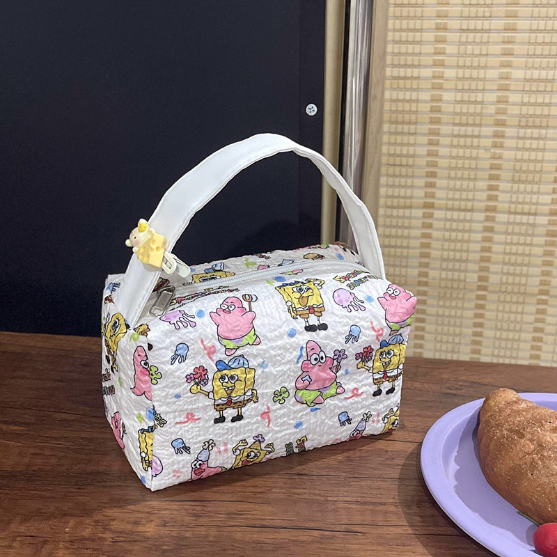 Women's Portable Makeup Wash Bag Large Capacity Three-Dimensional Portable Design Travel Storage Multifunctional Practical
