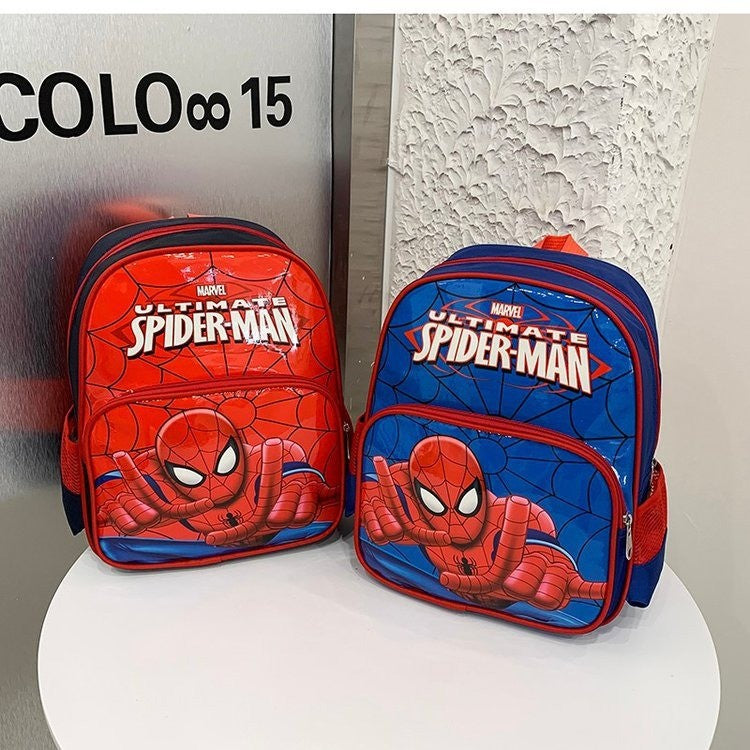 Spider-Man Cartoon Children's Schoolbag Breathable Burden Reduction Cute Backpack