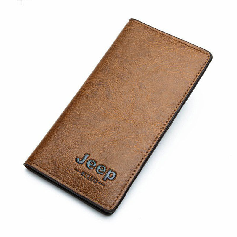 Retro Men's Crossbody Bag with Jeep Logo, Stylish Urban Travel Shoulder Bag for Daily Use