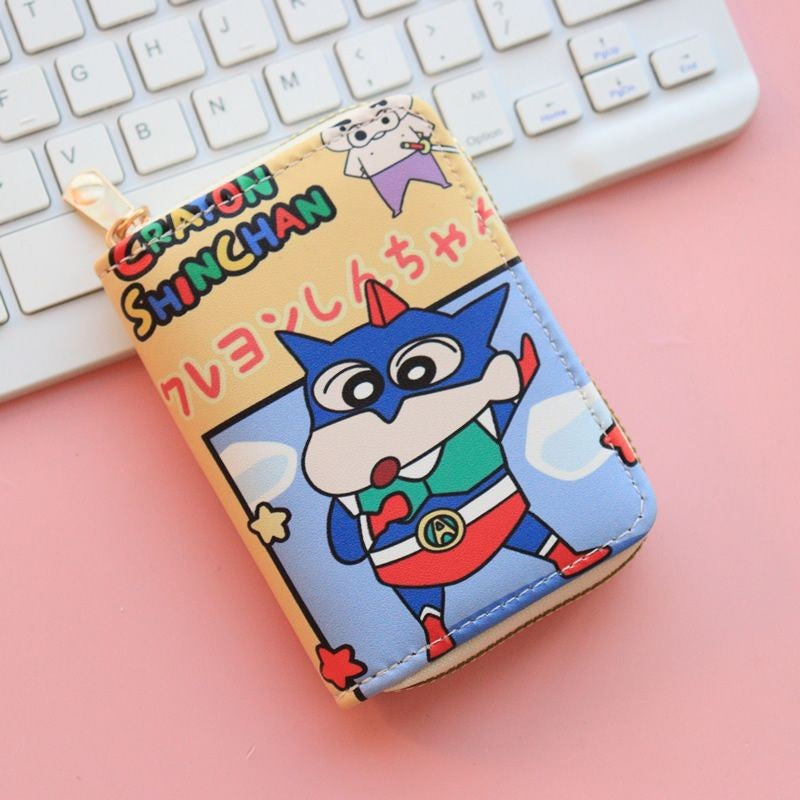 New Cute Xiaoxin Small Coin Purse Cartoon Cartoon Male and Female Students Short Zipper Wallet