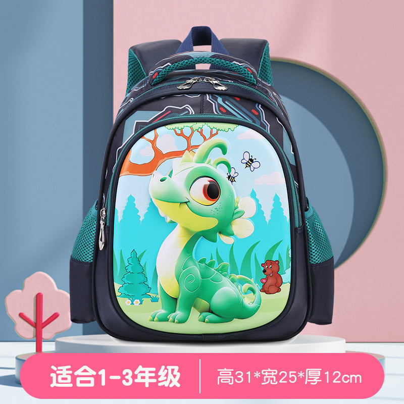 Cute Kids Backpack with Cartoon Character Design, Breathable Waterproof Oxford Fabric, Lightweight and Durable for Preschool and Elementary School