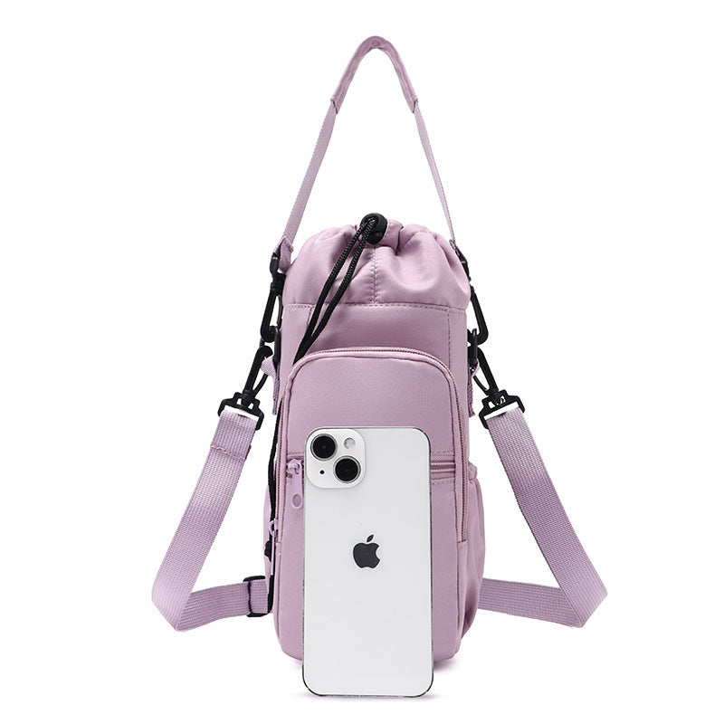 Polyester Kettle Bag Men's and Women's Multi-Functional Waterproof Outdoor Cycling Sports Thermal Insulation Kettle Lightweight Compact Mobile Phone Bag