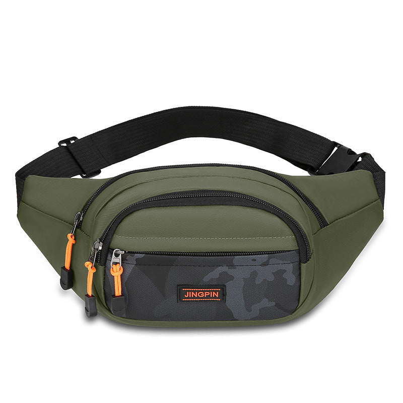 New Exercise Belt Bag Men's Outdoor Multifunctional Chest Bag Waterproof and Hard-Wearing Large Capacity Cash Bags