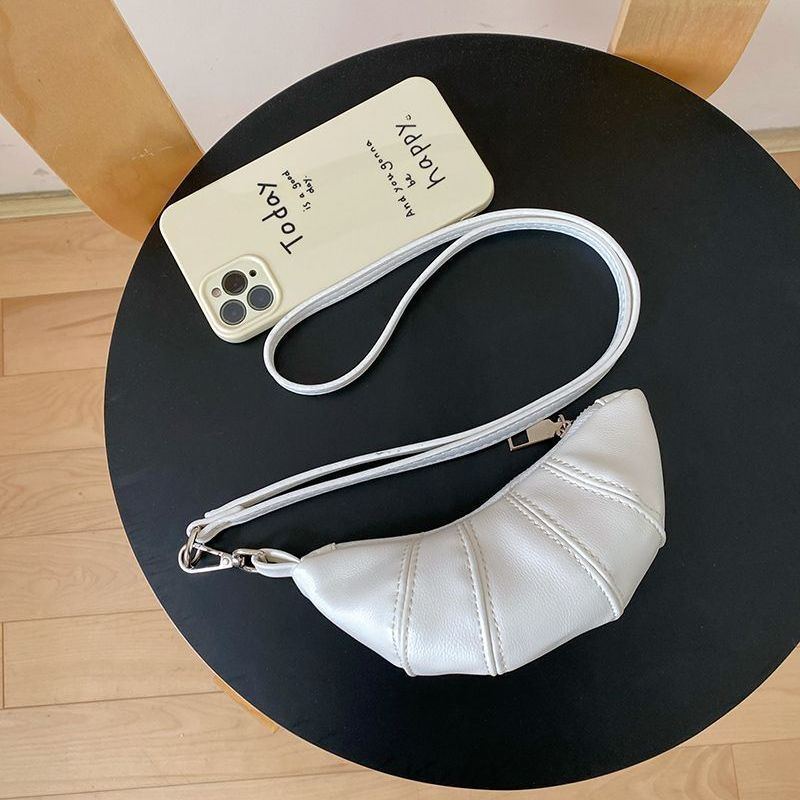 Retro Style PU Leather Women's Mini Messenger Bag Zipper Design Storage Headset Change and Key Everyday Joker Fashion Pouch