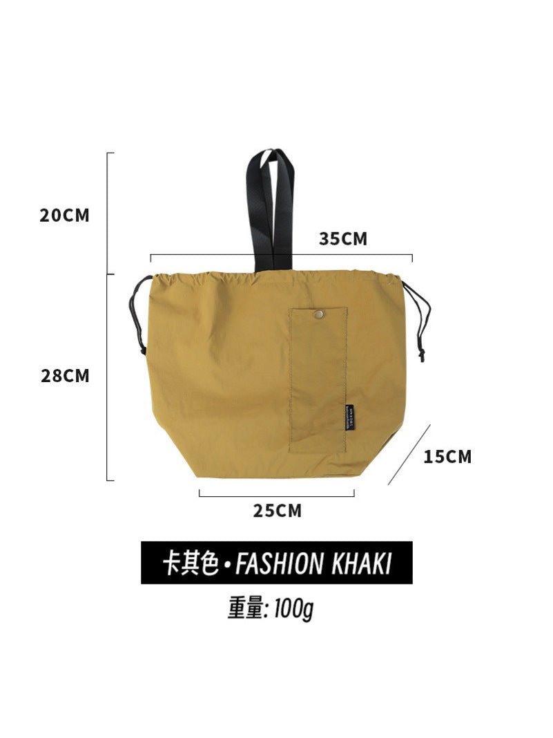 Portable Insulated Lunch Box Bag Portable Waterproof Insulation Bag Solid Color Student Office Worker Lunch Bag Solid Color Thermal Bag