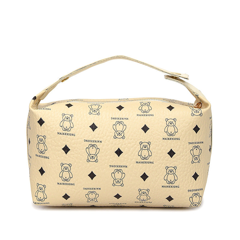 Cosmetic Bag Simple Large Capacity Portable Portable Business Trip Lazy Cosmetics Storage Bag Waterproof Wash Bag