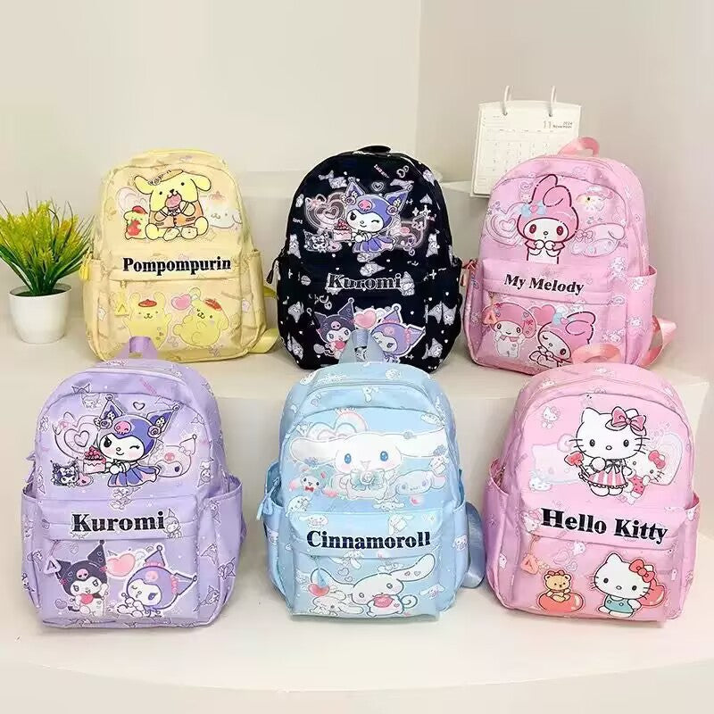 Cartoon Schoolbag Boys and Girls New Trendy Ultra-Light Good-looking Exquisite Kindergarten Parent-Child All-Match Backpack