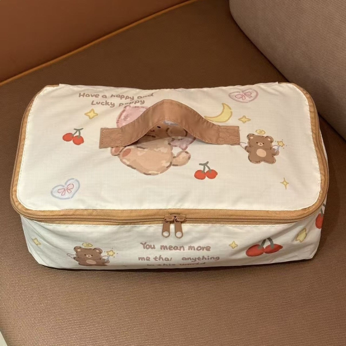 Foldable Storage Bag Luggage Cat Storage Bag Waterproof Portable Clothes Underwear Underwear Shoes Packing Bag