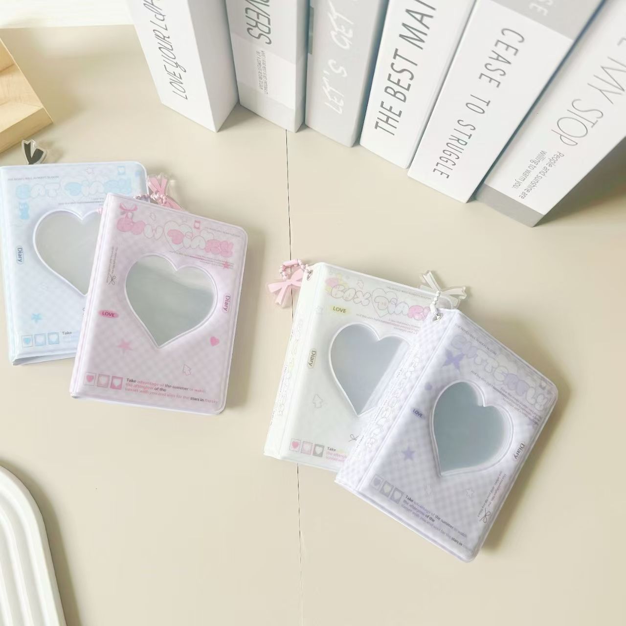 New Bow Card Binder One Palace Grid 3-Inch Polaroid Star-Chasing Storage Mini Truck My Little Pony Business Card Storage Book