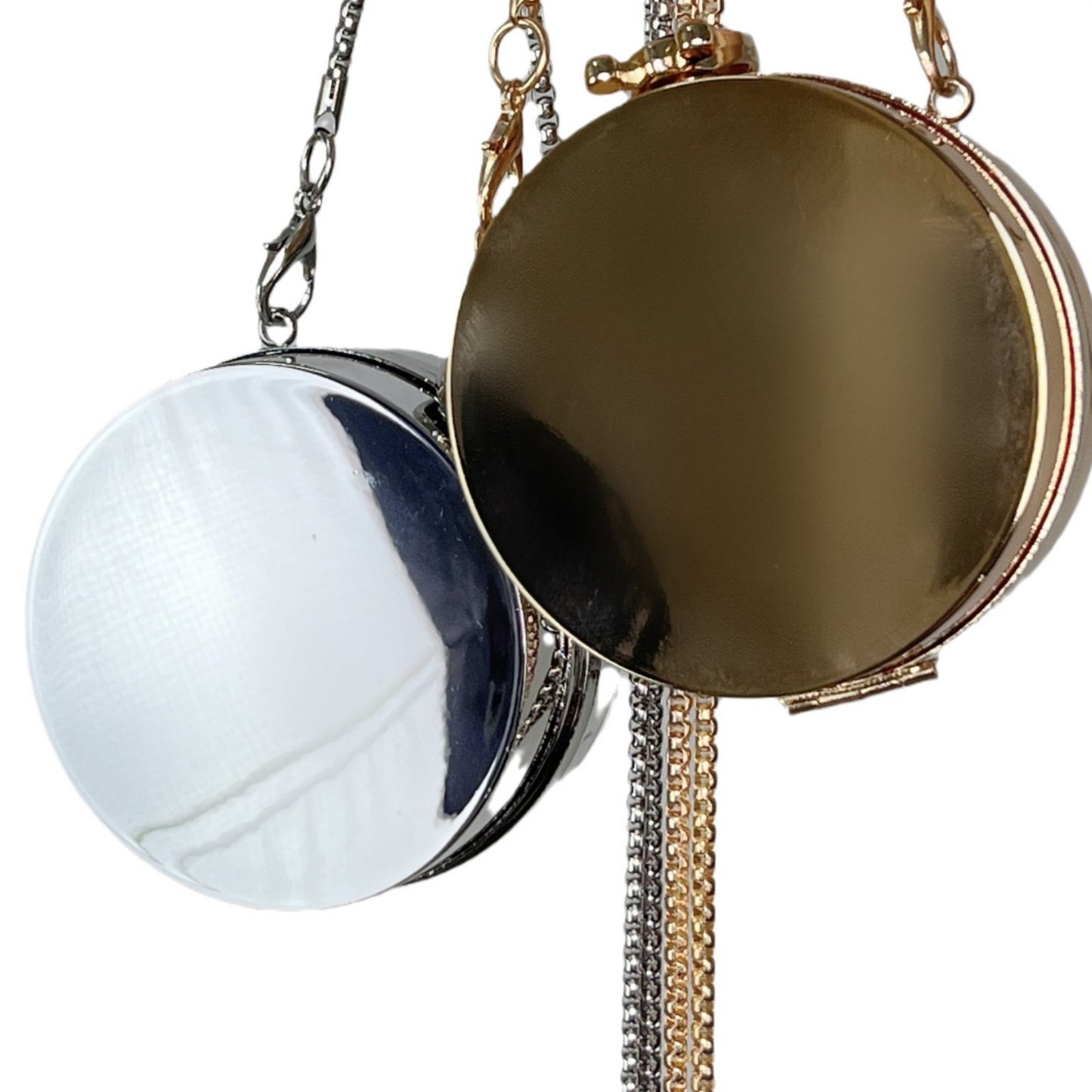 Personalized Mini Acrylic Small round Biscuit Small Bag Girl's Fashion All-Match Shoulder Crossbody Accessory Bag