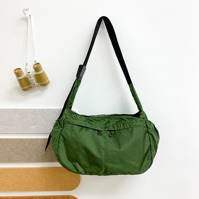 Stylish Lightweight Nylon Shoulder Bag with Large Capacity and Waterproof Design for Everyday Use