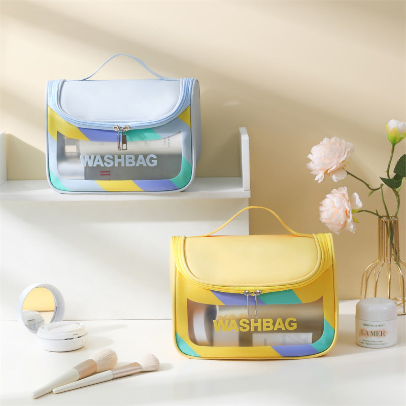 Portable Portable Large Capacity Waterproof Women's Cosmetic Bag Travel Toiletry Bag