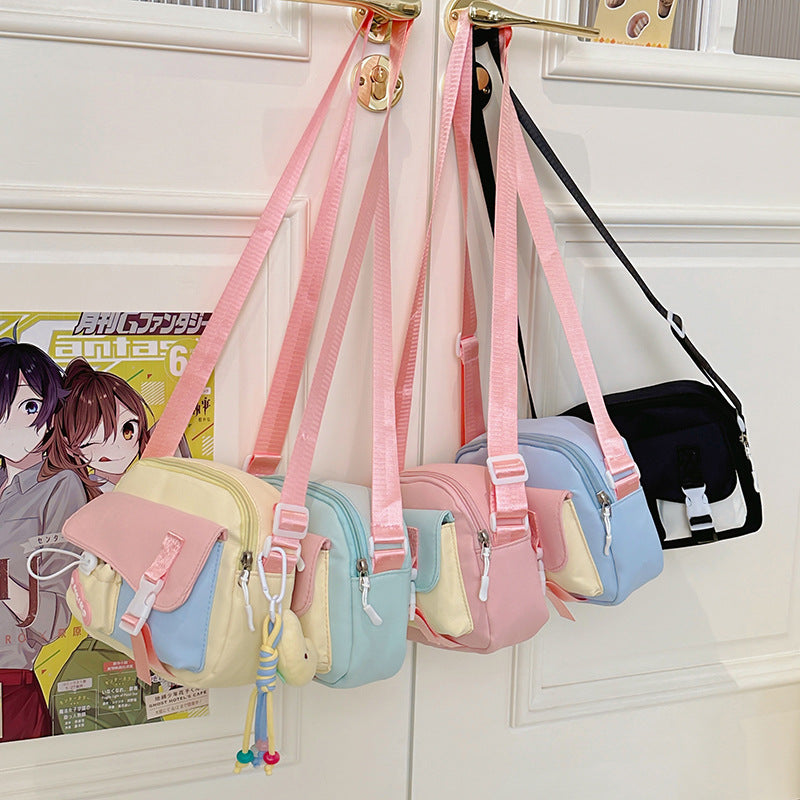 Women's Cross-Body Bag Small Square Bag Soft Nylon