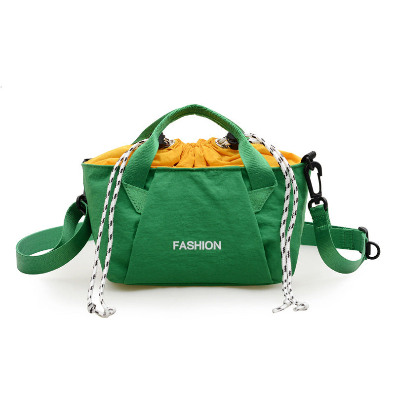 Sports Outdoor Mountaineering Bag Fashionable Lightweight Casual Nylon Drawstring Waterproof Crossbody Bag Commute Minimalist Women's Bag