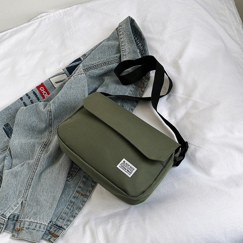 Minimalist Crossbody Bag for Men and Women, Waterproof Oxford Fabric, Lightweight & Durable, Perfect for Daily Use and Students