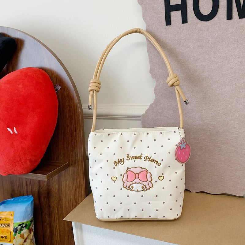 Women's Cross-Body Bag New Fashion All-Match Shoulder Bag Large Capacity Leisure Commute Student Handbag