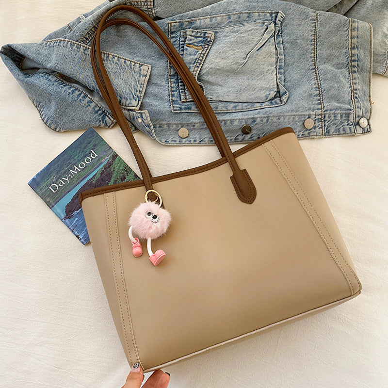 Tote Bag Women's Commuter Texture New Versatile Korean Style Shoulder Underarm Temperament Handbag