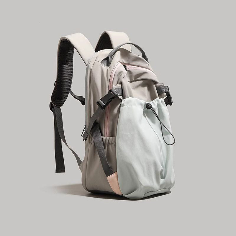 Nylon Backpack Women's Fashion Large Capacity Lightweight Backpack Junior High School Student Short-Distance Travel Bag