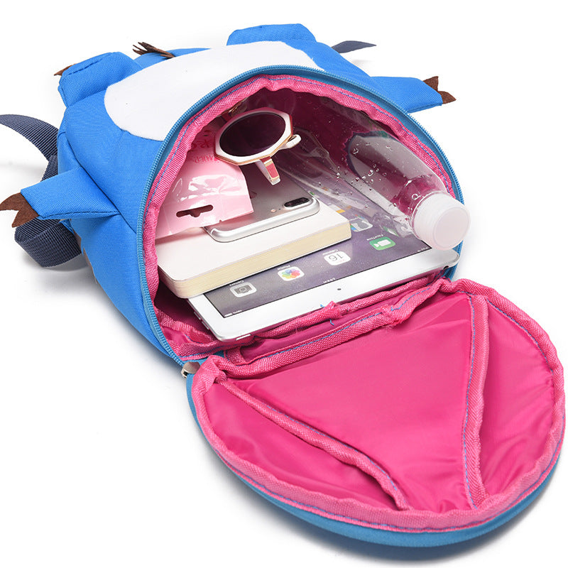 Cute Dinosaur Backpack for Kids Toddler School Bag Cartoon Design Anti-theft Lightweight Dual Shoulder Bag