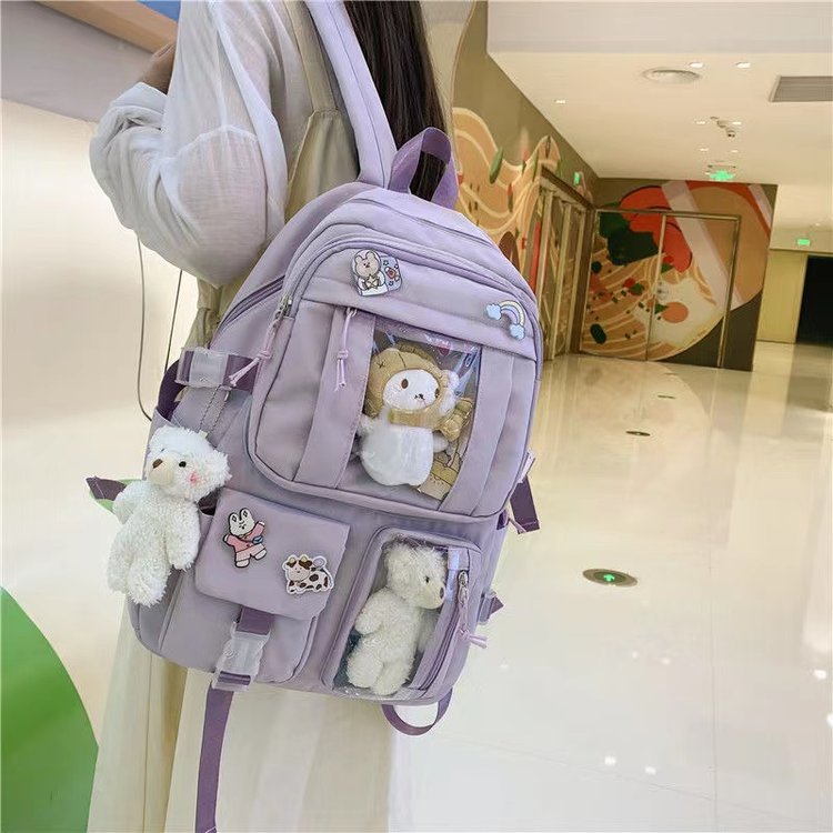 Cute Korean Style Backpack Student Everyday Joker Lightweight Backpack