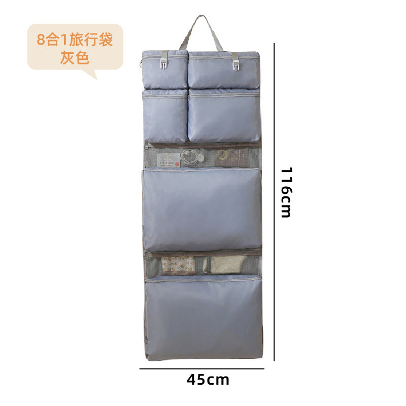 6-in-1 Travel Organizer Bag with Cute Puppy Design for Clothes, Toiletries, and Accessories - Foldable and Compact