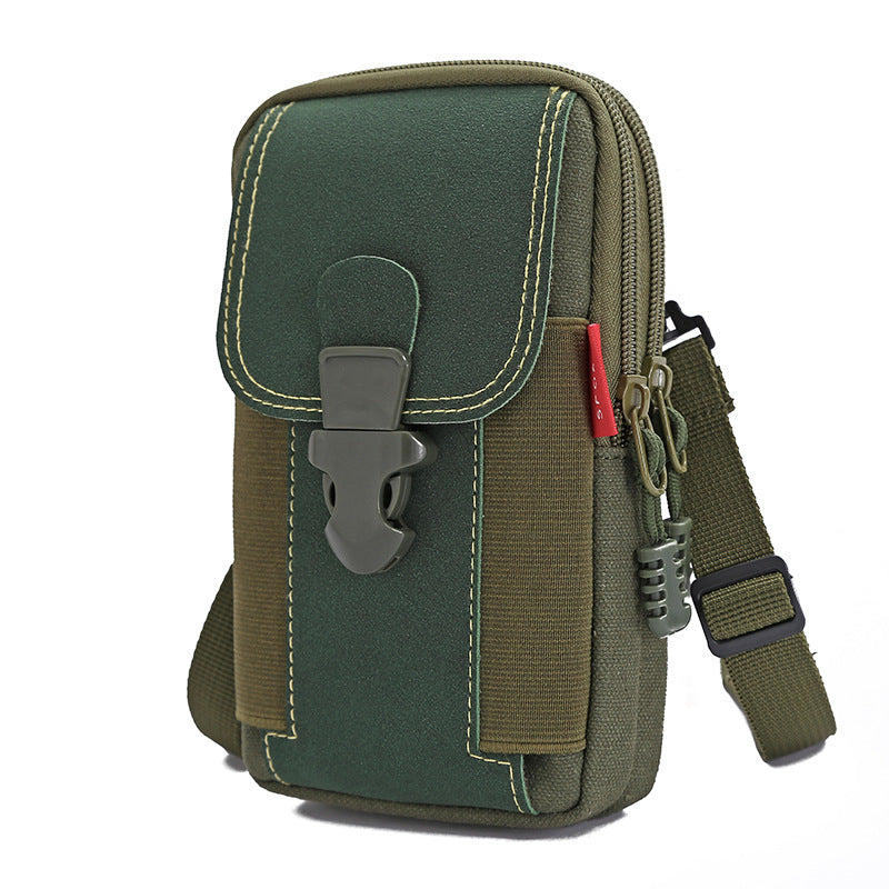Mobile Phone Bag Men's Waist Bag Multi-Functional 6.8-Inch Wear Belt Construction Site Work Wear-Resistant Mobile Phone Bag