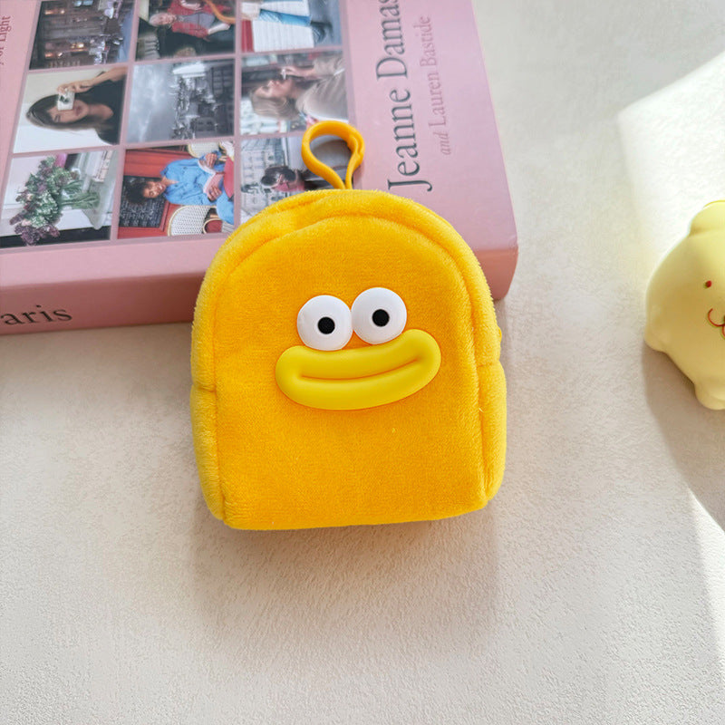 Cute Cartoon Big Mouth Coin Purse Ugly and Cute Sausage Mouth Storage Bag Mini Portable Earphone Bag