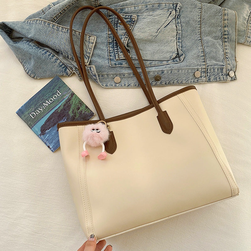 Tote Bag Women's Commuter Texture New Versatile Korean Style Shoulder Underarm Temperament Handbag