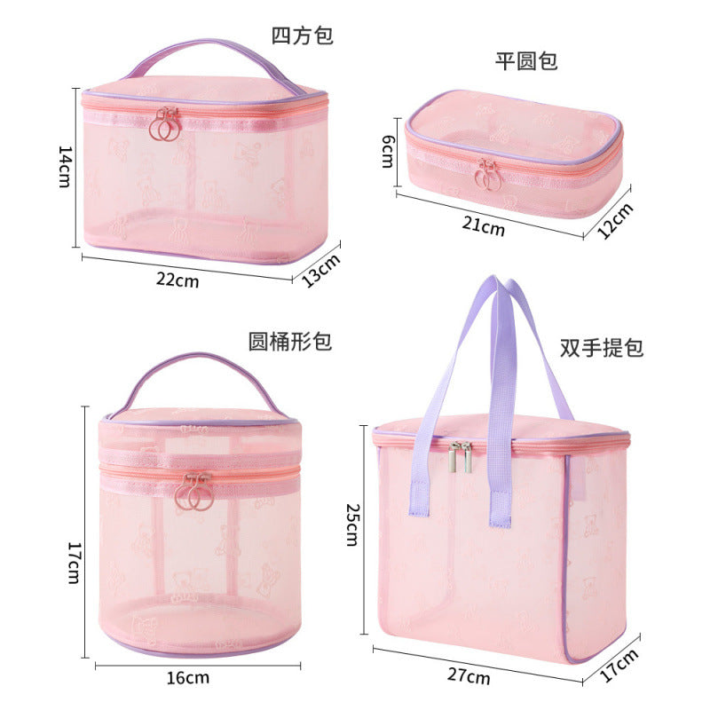 Cosmetic Bag Female Portable Toiletry Bag Large Capacity Travel Cosmetics Storage Portable