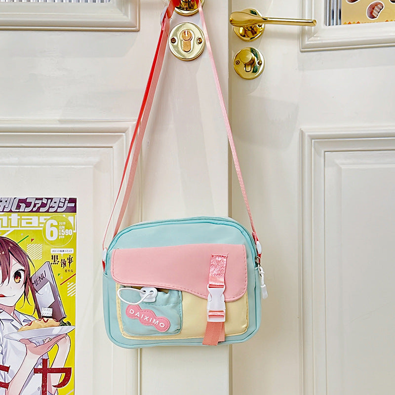 Women's Cross-Body Bag Small Square Bag Soft Nylon