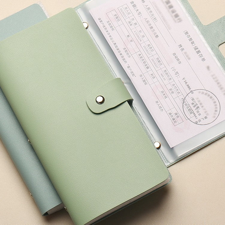 Bill Bank Deposit Single Clip New Check Multi-Function Folding Card Versatile Bag Men and Women