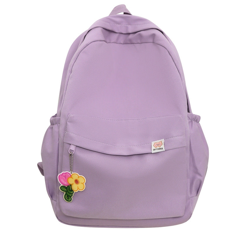 Lightweight Simple Backpack for Students with Large Capacity, Perfect for School, Travel, and Laptops up to 14 Inches