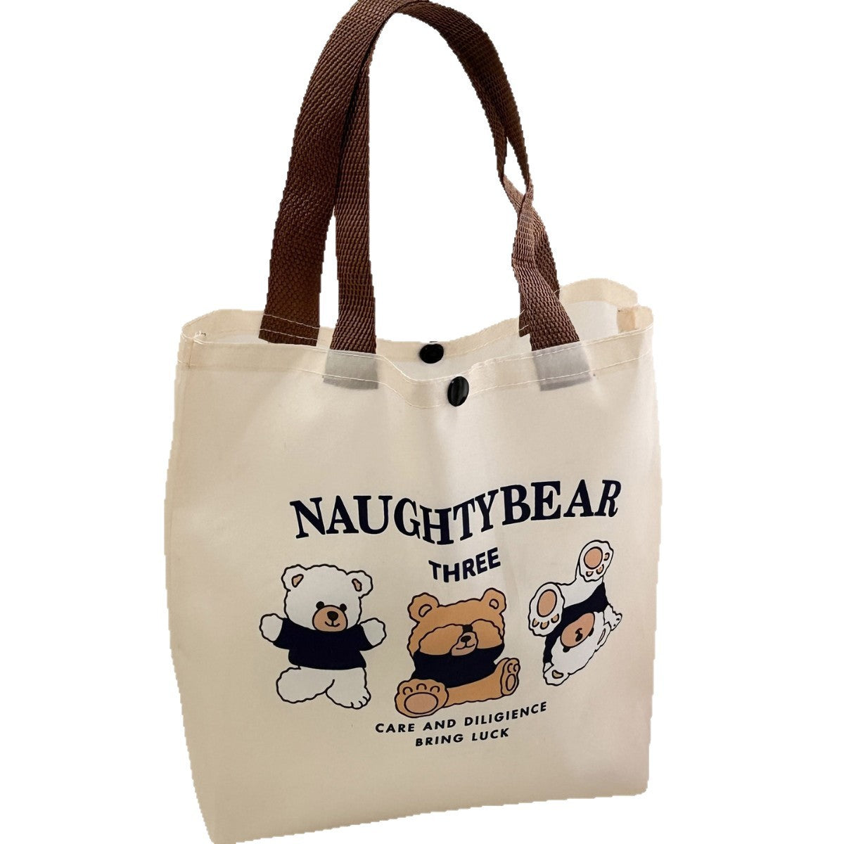 Bento Handbag New Bear Oxford Cloth Bag Student Portable Work Simple Canvas Bag