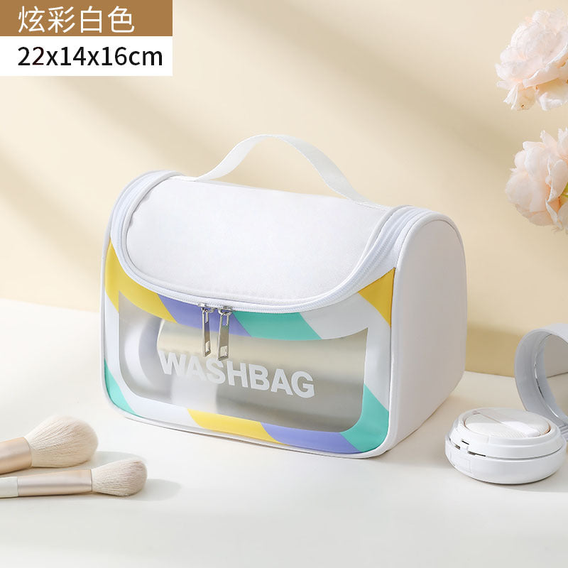 Portable Portable Large Capacity Waterproof Women's Cosmetic Bag Travel Toiletry Bag
