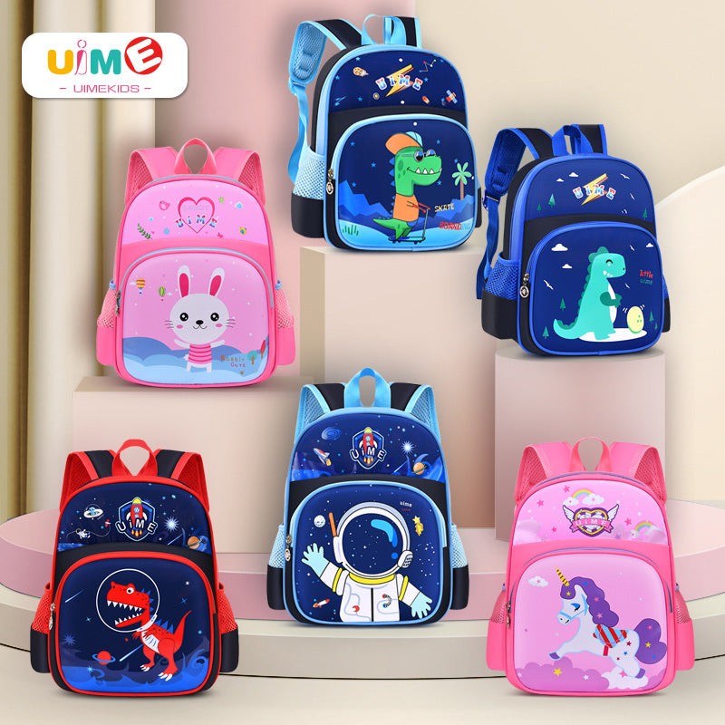 Cute Cartoon Stitch Kids Backpack for Kindergarten and School, Breathable and Waterproof Design with Thick Shoulder Straps