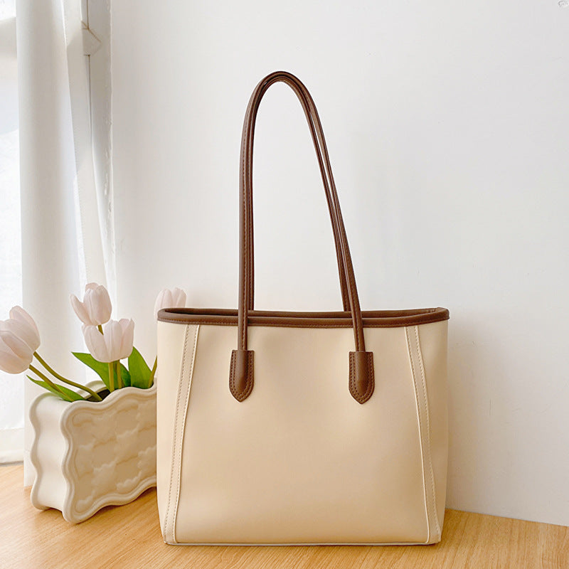 Tote Bag Women's Commuter Texture New Versatile Korean Style Shoulder Underarm Temperament Handbag