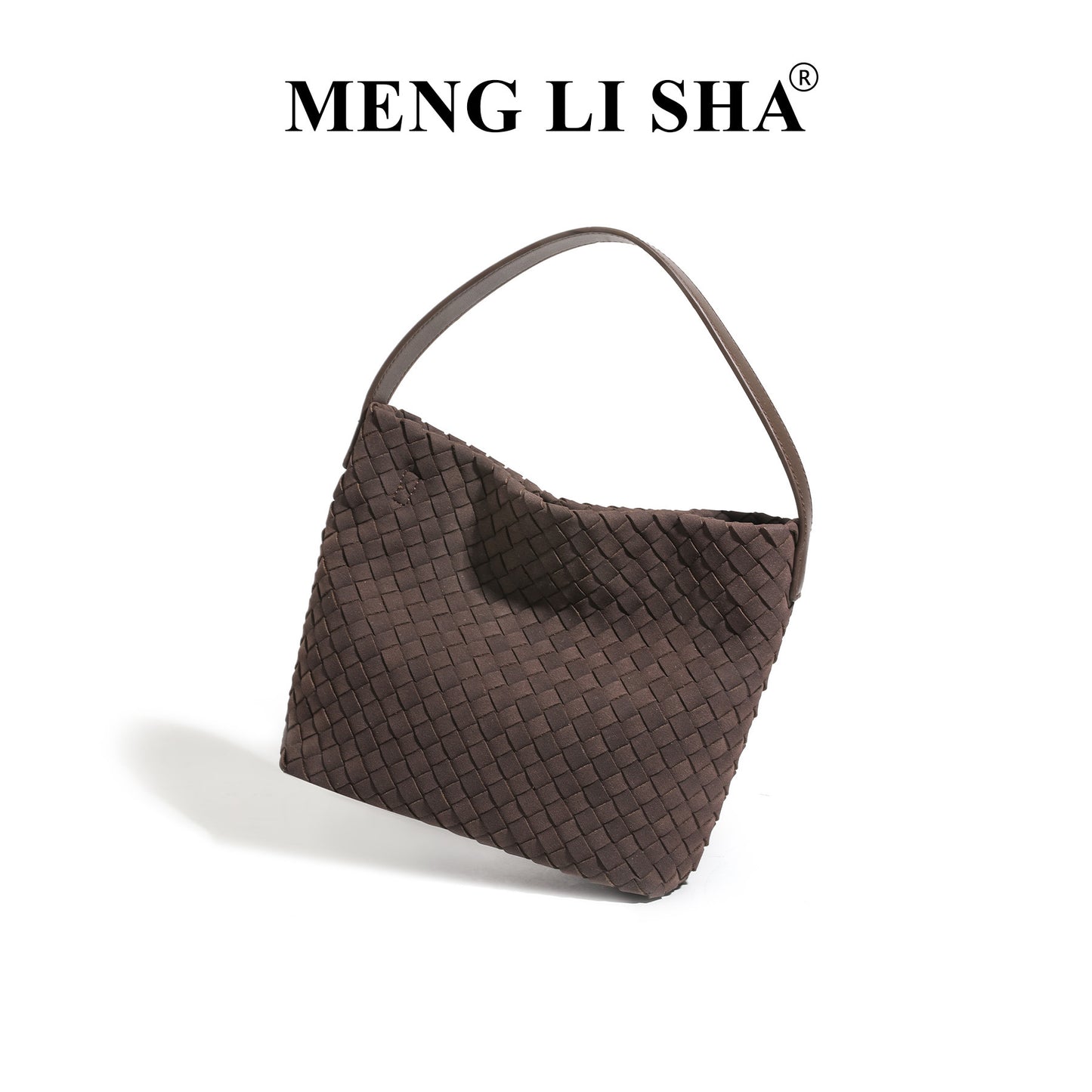 Women's Bag New High-Grade Bucket Woven Bag Commuter's All-Matching European and American Fashion Shoulder Crossbody Tote Bag