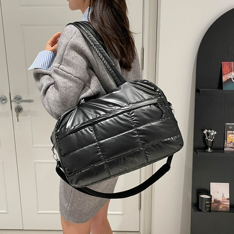 New Face Drum Bag Women's Fashion Trendy Simple and Elegant One Shoulder Crossbody Large Capacity Leisure Bag Trendy