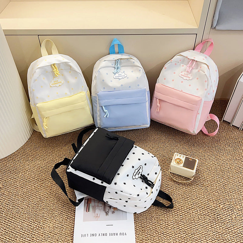 Cute Pastel Backpack for Students with Lightweight Design and Large Capacity, Perfect for School and Daily Use