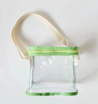 Cute Transparent Kids Shoulder Bag for Swimming, Snacks, Toys & Daily Use - Waterproof PVC Design